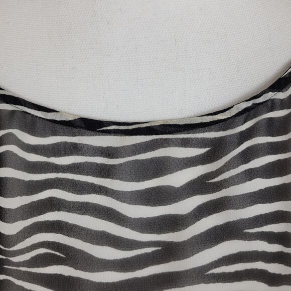 Michael Kors Zebra Print Blouse S/M#012 - Picture 4 of 13